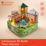 Imagen de Juego de Construcción Puzzle en 3D Plaza del Pueblo 158 pcs