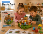 Imagen de Juego de Construcción Puzzle en 3D Plaza del Pueblo 158 pcs