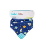 Imagen de Babero bandana Buba Algodón con mordillo-espacio azul