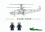 Imagen de Bloques de construccion KA-52S Armed Helicopter 913 Pcs