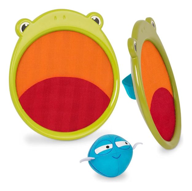 Imagen de Juego De Paletas Con Velcro Y Pelota De Tela Niños 3 Años+ Azul