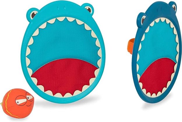 Imagen de Juego De Paletas Con Velcro Y Pelota De Tela Niños 3 Años+ Azul