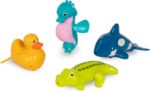 Imagen de Juguetes para el agua a cuerda: caballito de mar, cocodrilo, pato, ballena