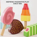 Imagen de Set x6 Paletas de helados madera