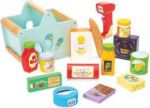 Imagen de Canasto de compras con escaner madera