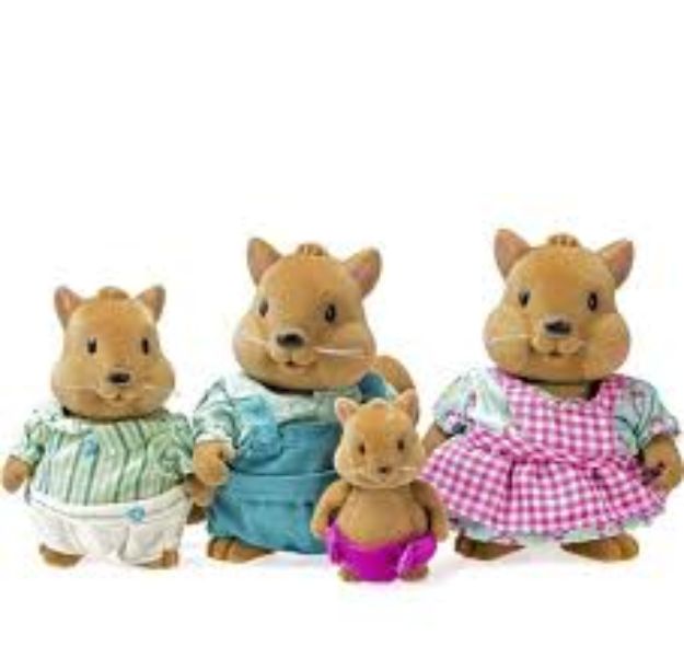 Imagen de Set de figuras de animales: Familia de Ardillas