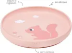 Imagen de Plato silicona con ventosa Cloudy-Rosa