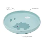 Imagen de Plato silicona con ventosa Cloudy- Verde