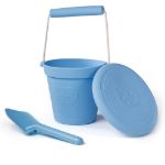 Imagen de Balde Silicona Bigjigs Toys Playa 18m+-celeste