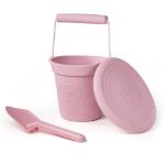 Imagen de Balde Silicona Bigjigs Toys Playa 18m+-rosa