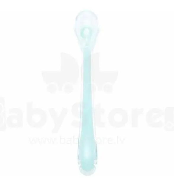 Imagen de Cuchara silicona flexible Babymoov-celeste