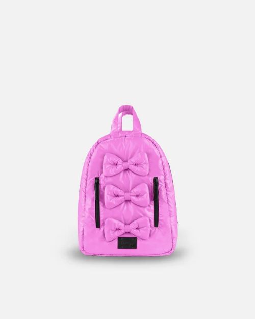 Imagen de Mochila infantil impermeable y vegana-Lazos Pink