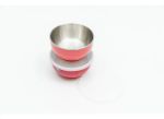 Imagen de Set de 2 bowl de acero inoxidable 250 ml con tapa hermética - rojo