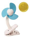 Imagen de Ventiladores con asa de goma eva portable para coches y cunas - CELESTE