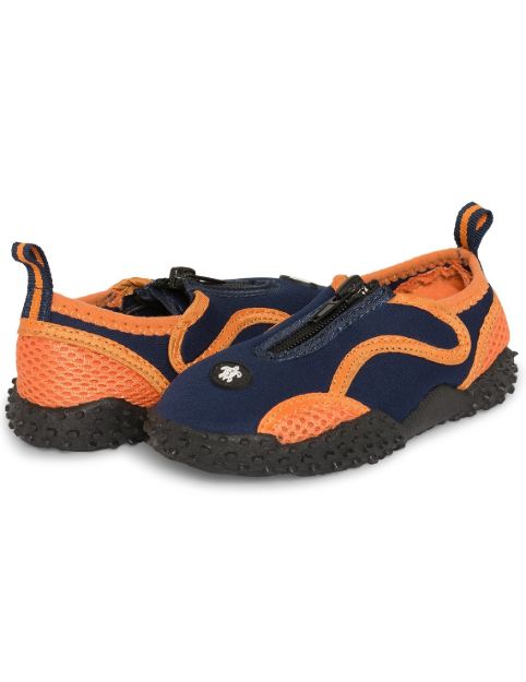 Imagen de Zapatos Accesorios Playa Tela Goma Antideslizante Tuga - azul/naranja - 3/4