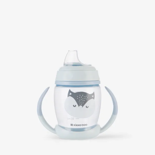 Imagen de Vaso entrenamiento con asas 200ml Carita Feliz - Azul
