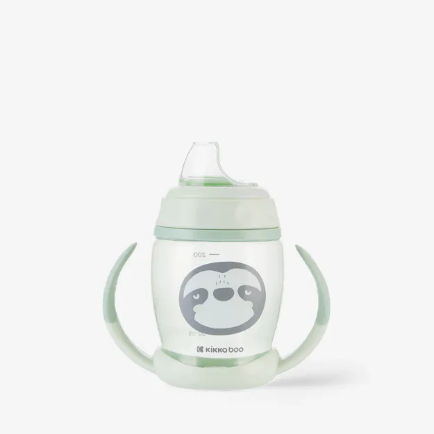 Imagen de Vaso entrenamiento con asas 200ml Carita Feliz - Verde
